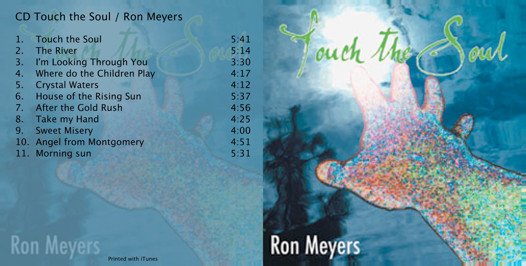 Touch The Soul album tracklist